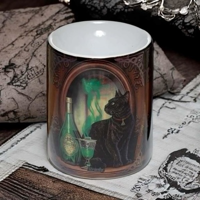 Lisa Parker Keramická aroma lampa Kočka a absinth – Sleviste.cz