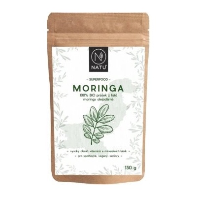 Natu Moringa prášek BIO 130 g