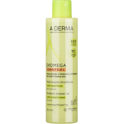 A-Derma Exomega Control Emollient Shower Oil sprchový olej 200 ml