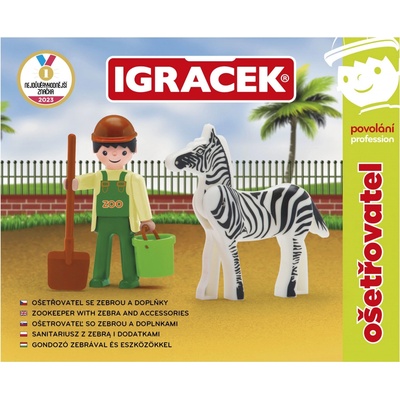 Efko Igráček Ošetřovatel a zebra – Zboží Dáma