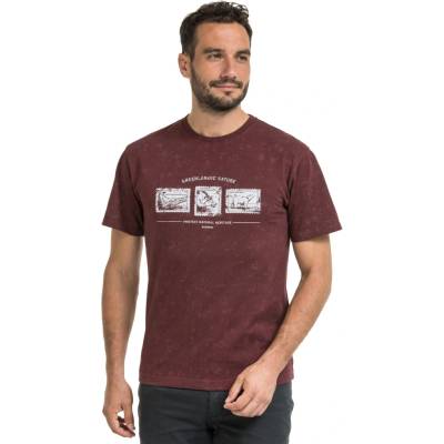 Bushman tričko Dalvik burgundy