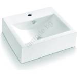 Bathco 0010 - Мивка за плот BOLONIA 51x45, 5 cm порцелан/бяла (BO0001)