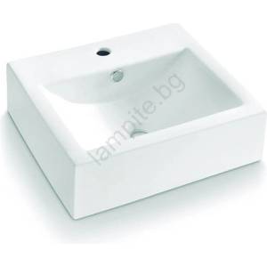 Bathco 0010 - Мивка за плот BOLONIA 51x45, 5 cm порцелан/бяла (BO0001)
