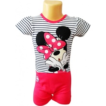 Eplusm Overal MINNIE letní s proužky růžový