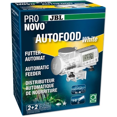 JBL Pronovo Auto Food - Бяла автоматична хранилка за всички аквариумни рибки до 375 мл