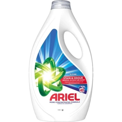 Ariel Alpine Stain & odour Universal gél na pranie 1,8 l 40 PD