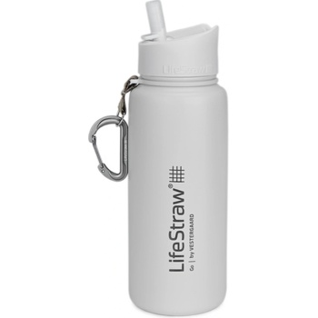 LifeStraw Go 0,7l Stainless Steel White LSG1SSWHWW