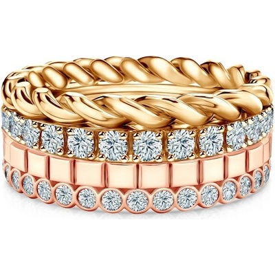 Savicki Sada prsteňov Symphonylato laboratórne diamanty ZST SAVNo 535LAB R 521R 500LAB Z 511Z