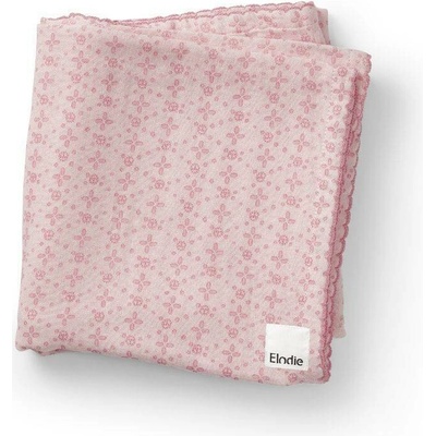 Elodie Details Deka z bambusového mušelínu Embroidery Anglaise Pink