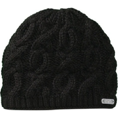 Pletex pletená čepice s fleecovou podšívkou L466 Černá