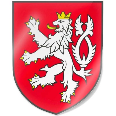 Czechmania samolepka znak ČR lev malý