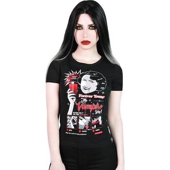 Image 1 of KILLSTAR Дамска тениска killstar - Завинаги млад рингер - ksra002316ksra002316