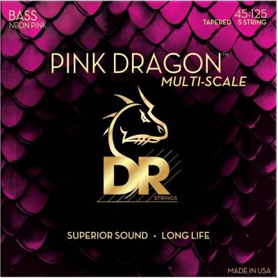 DR Strings Pink Dragon DBSMP5-45