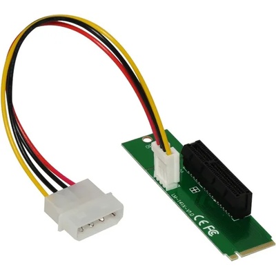 Makki Екстендър Makki MAKKI-M2-PCIE-4x-v1, от M. 2(м) към PCIe x4(ж), предназначен за добив на криптовалути (MAKKI-M2-PCIE-4x-v1)
