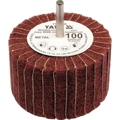 Yato Kotouč lamelový radiální 80x50 P-200 s hřídelí 6 mm