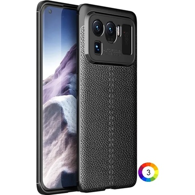 Xiaomi Mi 11 Ultra Удароустойчив Litchi Skin Калъф и Протектор