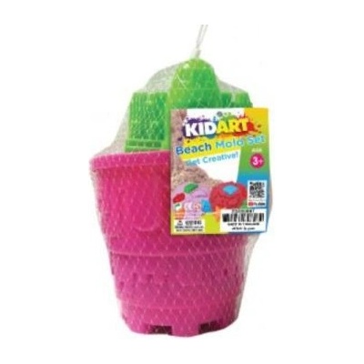 Kid Art Kid Art: комплект плажен кинетичен пясък с 6 форми - различни