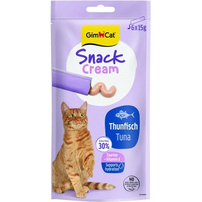 GimCat Snack Cream tuňák 6x15 g