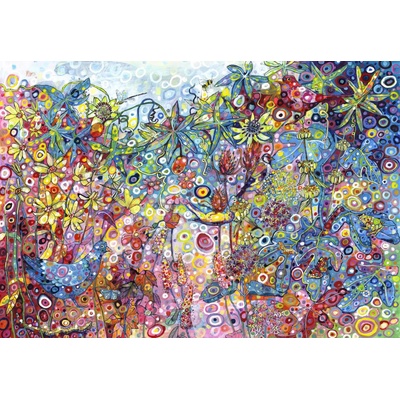 Grafika - Puzzle Sally Rich: Wildlife Garden - 1 000 piese