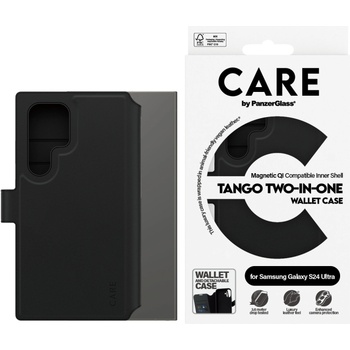 Image 1 of Panzer Калъф CARE by PanzerGlass за Samsung Galaxy S24 Ultra, Feature Wallet, Tango 2 in1, Черен