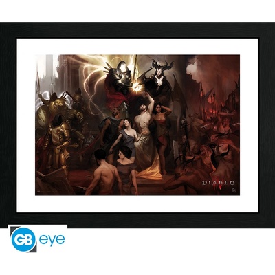 DIABLO - Zarámovaný plagát "Diablo IV - Nephalems" 30 x 40 cm, GBYDCO478