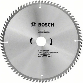 Bosch Диск циркулярен за дърво HM 254х 30х 3.0, z 80 Bosch (0951239)