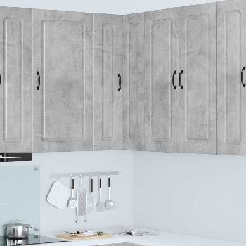 vidaXL Панел за миялна машина Kalmar Циментено сиво 57 x 57 x 100 см (884817)