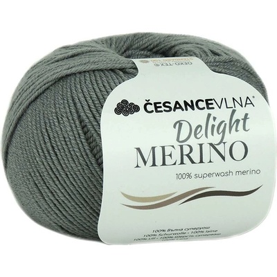 100% Merino příze - Delight šedá