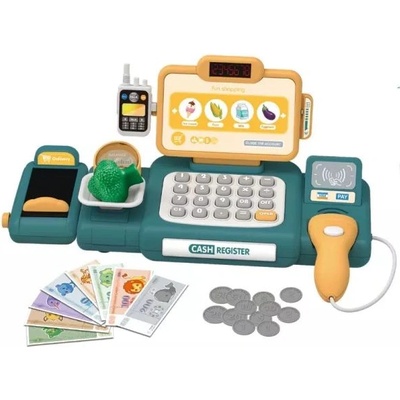 Man Yuk Toys Касов апарат с аксесоари - 37 части, зелен (g798a-g)