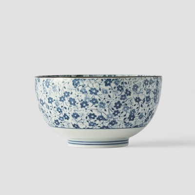 Made in Japan Střední miska Blue Daisy 13,5 cm 500 ml
