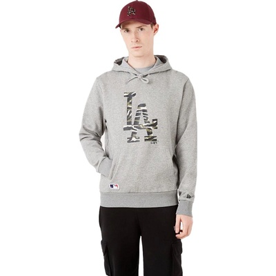 New Era MLB INFILL TEAM LOGO HOODY LOS ANGELES DODGERS šedá 12869872
