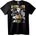 NOONEBRAND Тениска Alfredo Oliva Музикален Бенд - XS, Black