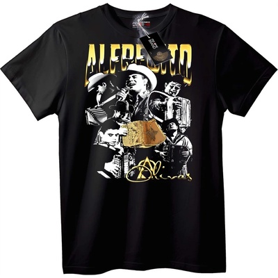 NOONEBRAND Тениска Alfredo Oliva Музикален Бенд - XS, Black