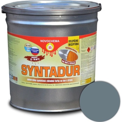 NOVOCHEMA S2000 SYNTADUR ZÁKLADNÁ SYNTETICKÁ FARBA 0110 ŠEDÁ 2,5L