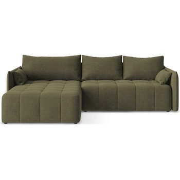 makamii Разтегателен ъглов диван с място за съхранение в цвят каки (ляв ъгъл) Moku - Makamii (MOKU_LCF_41_P1_C2)