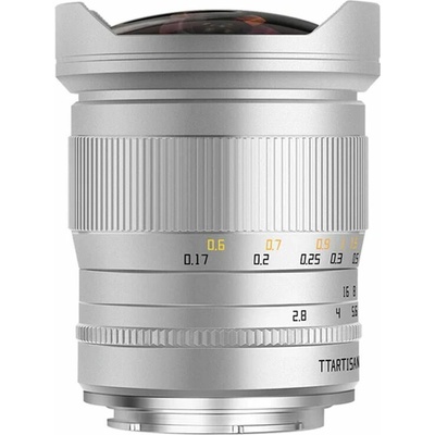 TTARTISAN 11 mm f/2,8 ED Fisheye pre Sony E strieborný