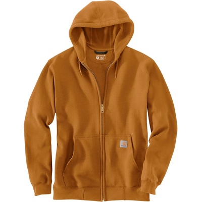 Carhartt WIP Мъжки суичър Carhartt Zip Hooded Sweatshirt Hoodie - Carhartt Brown - размер L (017-1866-0513)