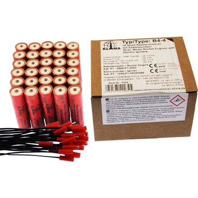 Klima raketový motor B4-4 EL 30ks