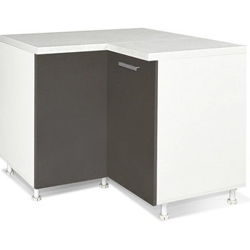 Matis Кухненски шкаф ъглов долен in du 2k сив