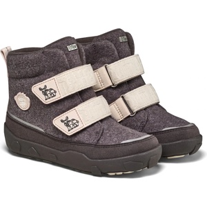 Affenzahn Детски зимни ботуши Affenzahn Kid's Mid Boot Wool Comfy Winter boots - Rhinoceros / Grey - размер 21 (EU) (702-3540-0511)