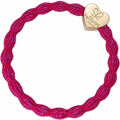 By Eloise London Metallic Gold Heart barva Fuchsia