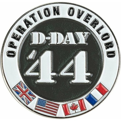 FOSTEX Odznak D-DAY 44 se spojeneckými vlajkami