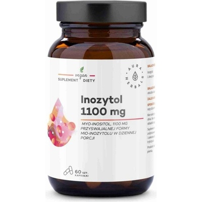 Aura Herbals Inositol 1100 mg Myo-Inositol 60 kapslí