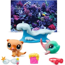 TM Toys Littlest Pet Shop Set Petfluenceři Vydra a Delfín