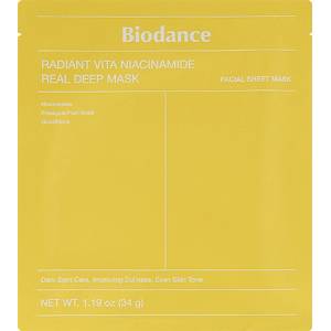 Biodance Radiant Vita Niacinamide Real Deep Mask хидрогелна маска с ниацинамид унисекс 1 бр