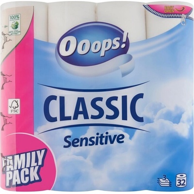 Ooops! Упс! Classic Sensitive 3 Ply Тоалетна хартия 32 ролки (KTC30321136)