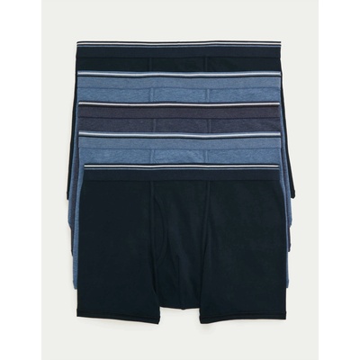 Marks & Spencer Комплект от пет мъжки боксерки в синьо Marks & Spencer Marks & Spencer | Sin | МЪЖЕ | S