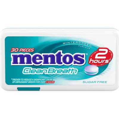 Mentos Clean Breath Bonbóny Winter Green 21g