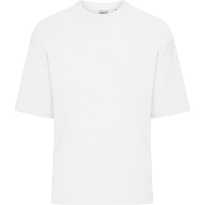 James & Nicholson tričko 8041 oversize těžké krátký rukáv unisex COT02804100100-white