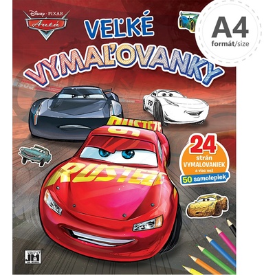 Omaľovanka veľká Automobily